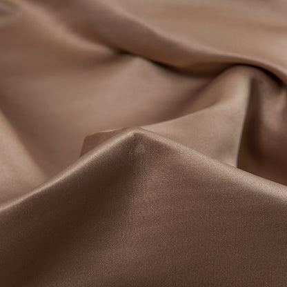 Brown and Tan Two-Tone Double Duchesse Satin - Full