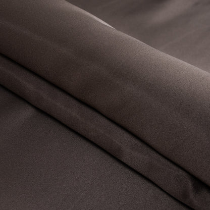 Brown and Navy Two-Tone Double Duchesse Satin Folded