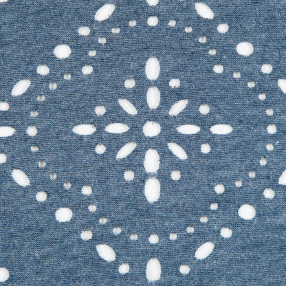 Italian Aviaition Blue Laser-Cut Jersey - Detail
