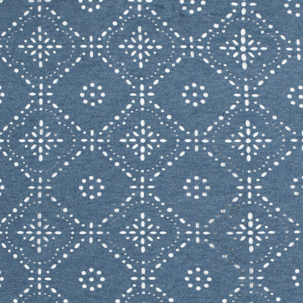 Italian Aviaition Blue Laser-Cut Jersey
