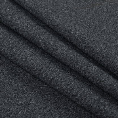 Heathered Charcoal Stretch Nylon Jersey Folded