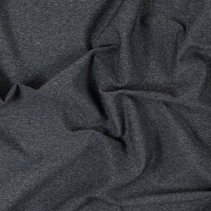 Heathered Charcoal Stretch Nylon Jersey