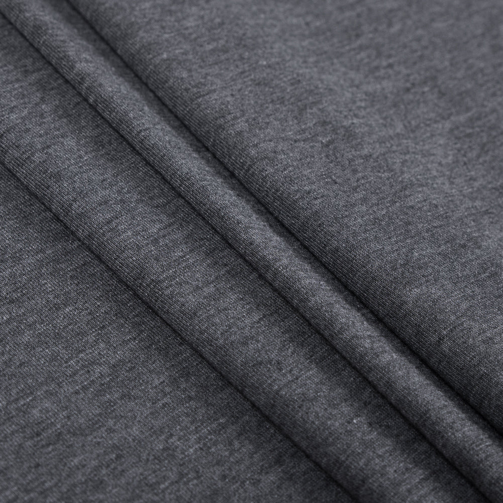 Gray Tissue Weight Heathered Jersey Folded