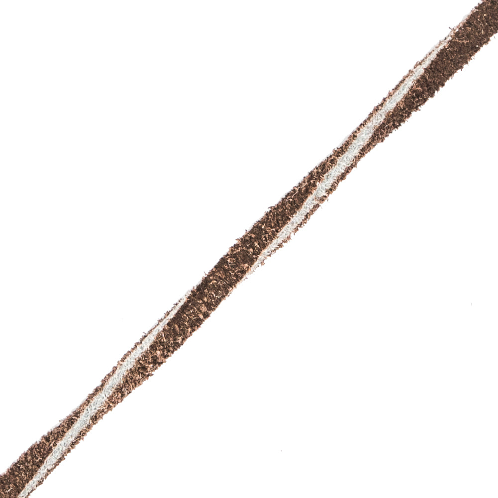 Dark Brown Suede Cord - 5mm - Detail
