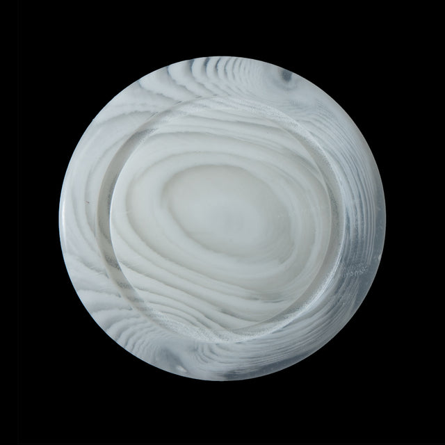 White Translucent Shank-Back Button - 44L/28mm