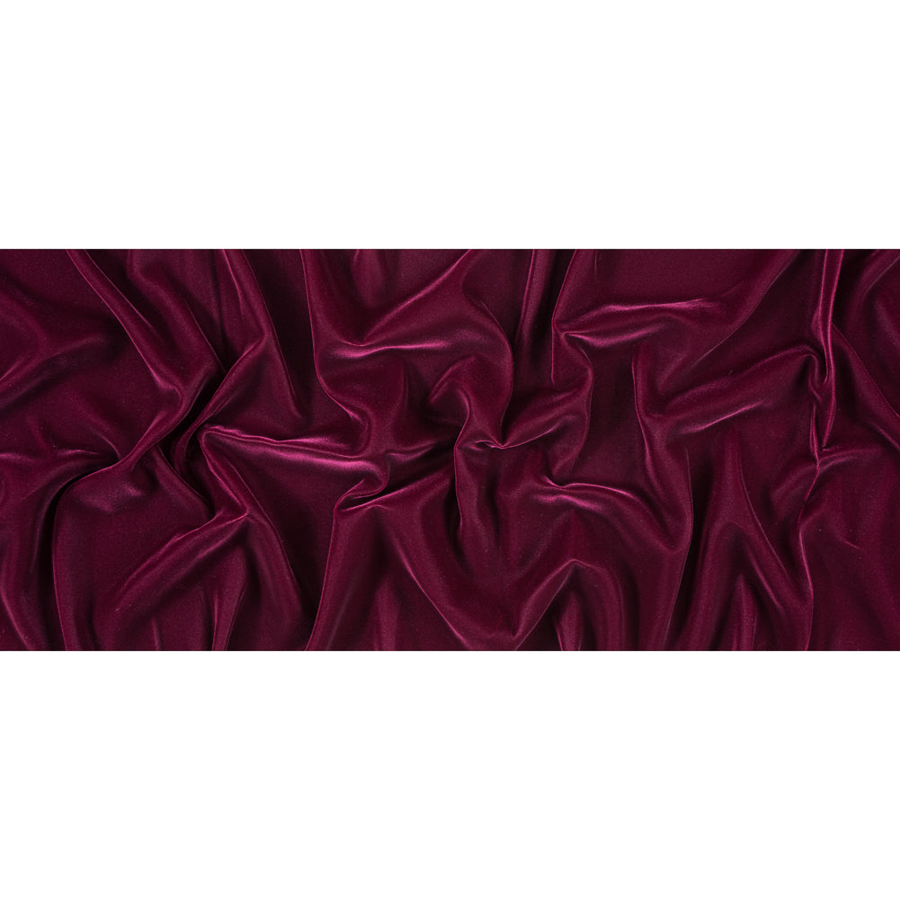Luxury Lyons Velvet - Tuscan Wine Red - Leander Collection Folded