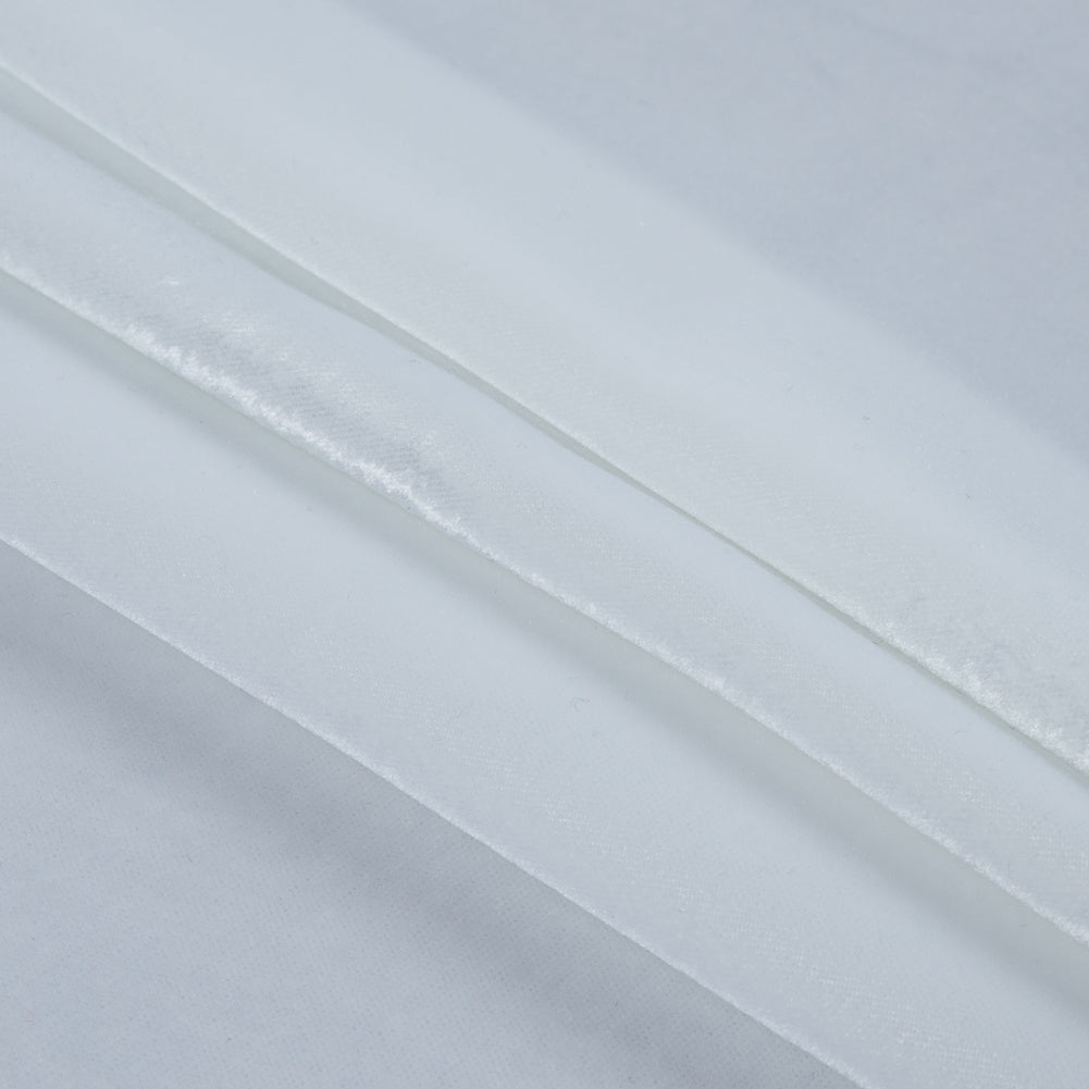 White Luxury Lyons Velvet - Folded
