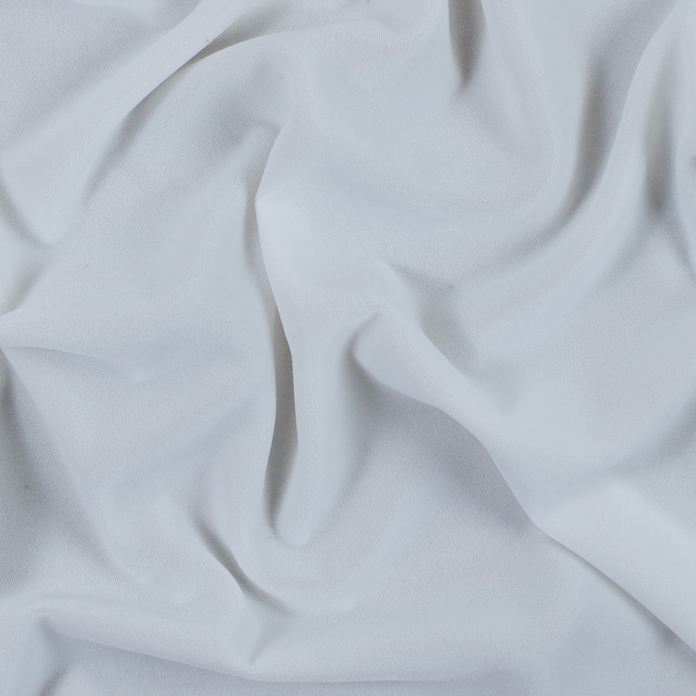 White 100% Micro Polyester Velvet