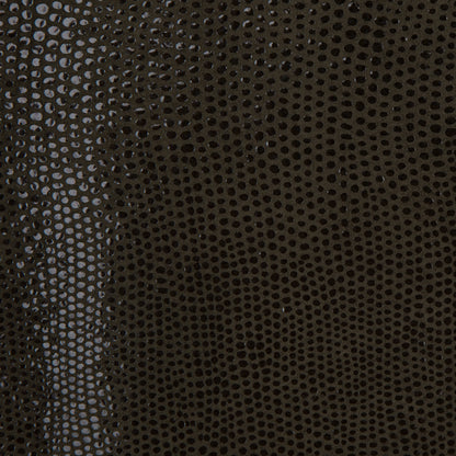 Capers Green Lizard Laminated Pig Leather Detail