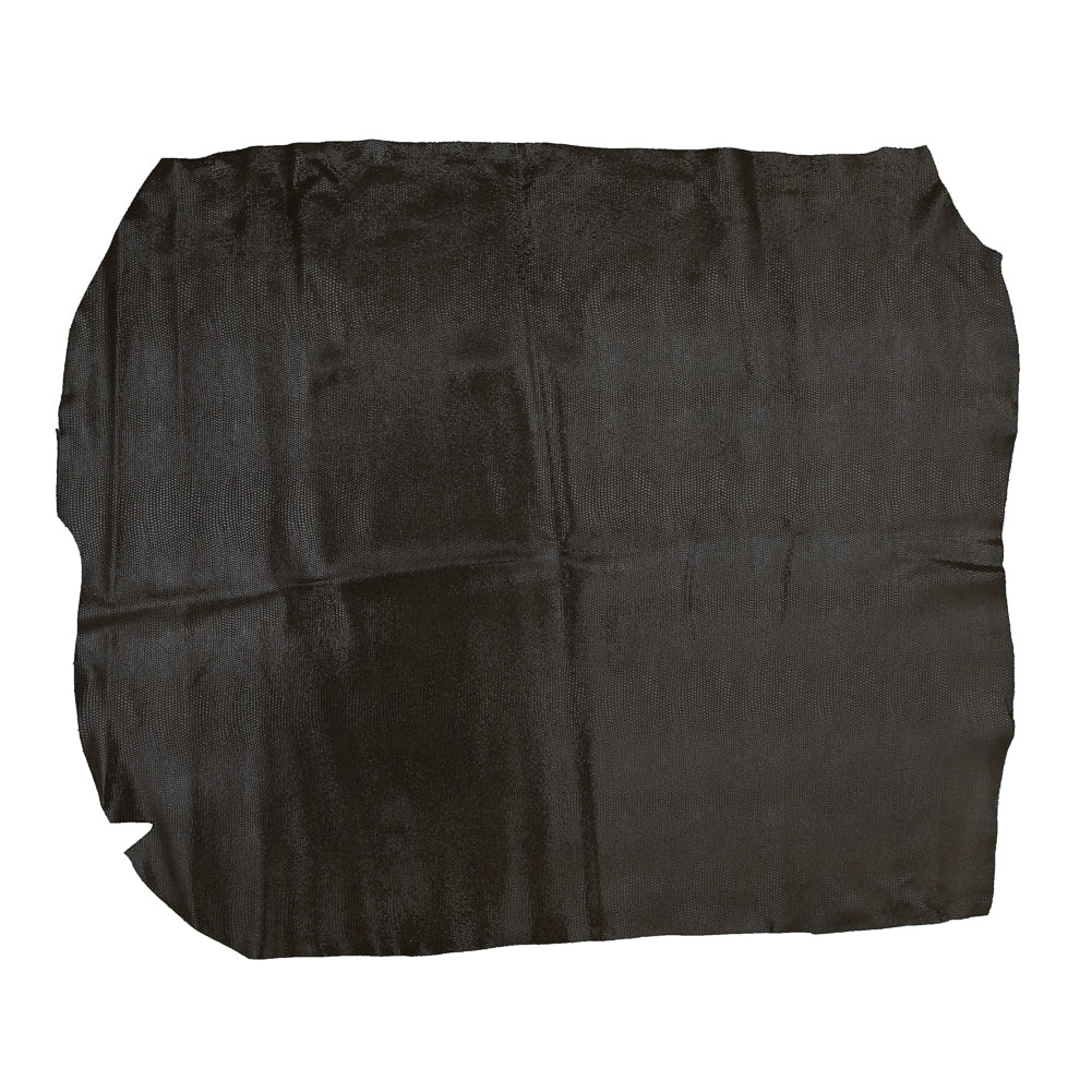 Capers Green Lizard Laminated Pig Leather