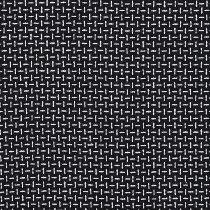 Italian Black and White Woven Wool Blend