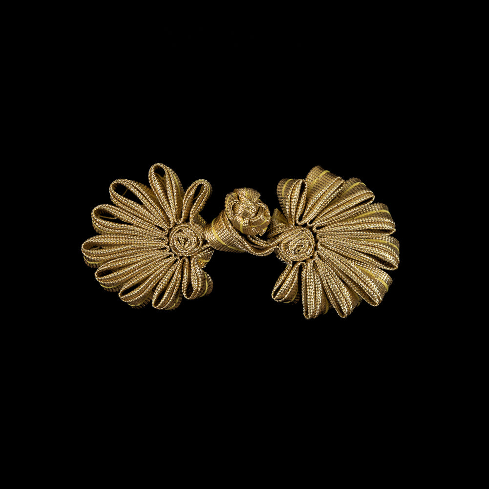 Gold Frog Closure - 3" x 1.5"