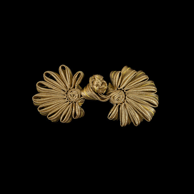 Gold Frog Closure - 3" x 1.5"