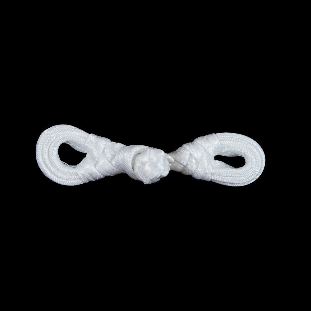 White Frog Closure - 2.75 x .75