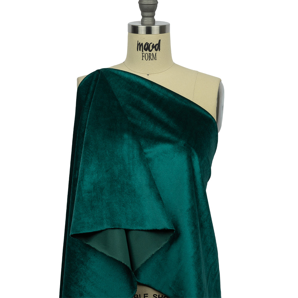 Polyester Velvet - Pacific Blue - Helene Collection Detail