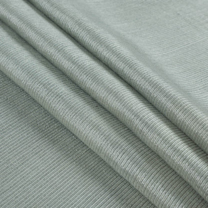 Frosty Green Ribbed Rayon Woven Folded