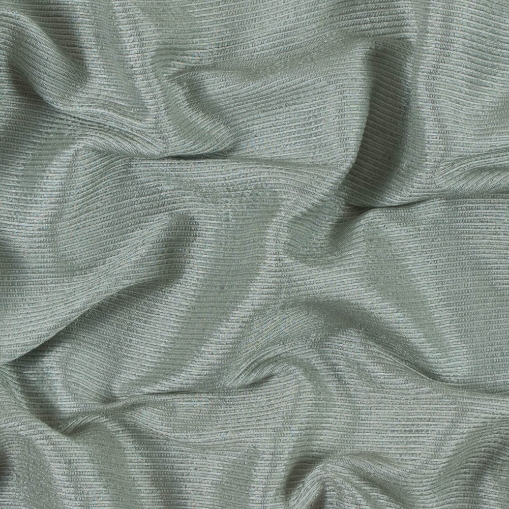 Frosty Green Ribbed Rayon Woven