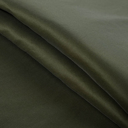 Chive Green Sturdy Polyester Twill - Folded