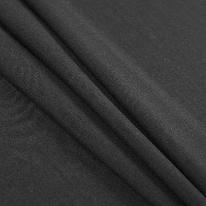 Super 120 Merino Wool Twill Suiting - Heathered Gray Folded