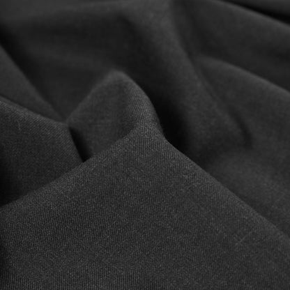 Super 120 Merino Wool Twill Suiting - Heathered Gray Detail