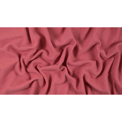Boiled Wool Coating Fabric - Strawberry Pink - Ketil Collection Folded
