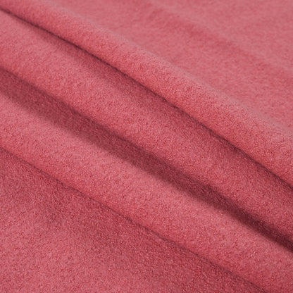 Boiled Wool Coating Fabric - Strawberry Pink - Ketil Collection Detail