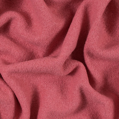 Boiled Wool Coating Fabric - Strawberry Pink - Ketil Collection