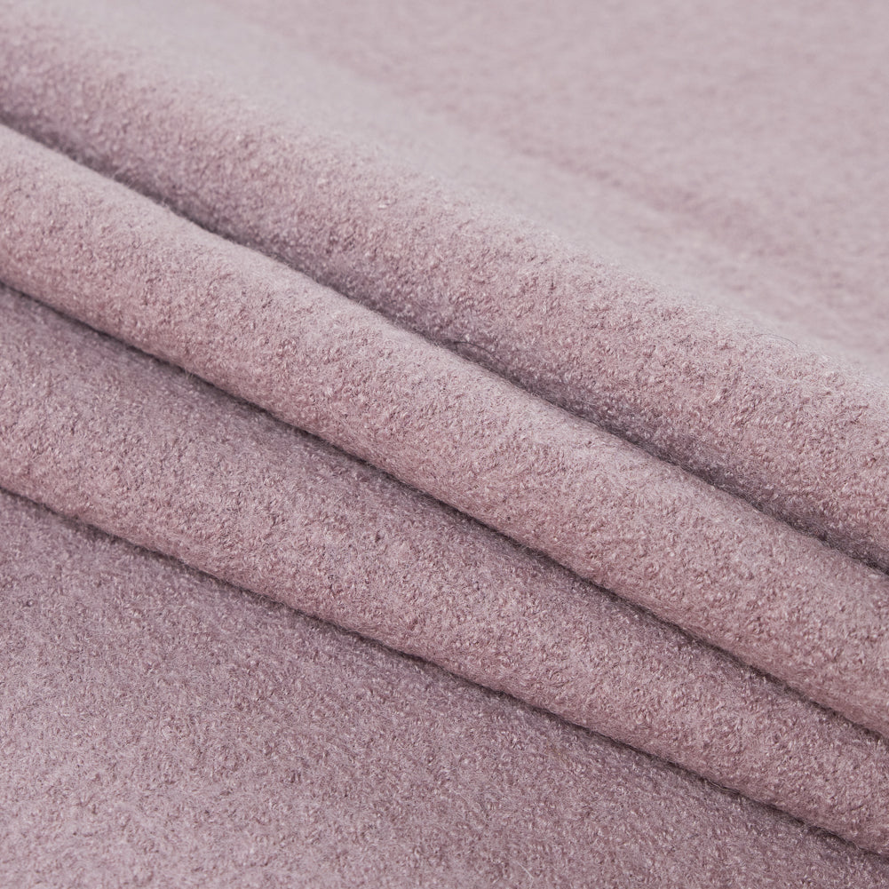 Boiled Wool Coating Fabric - Deauville Mauve - Ketil Collection Detail