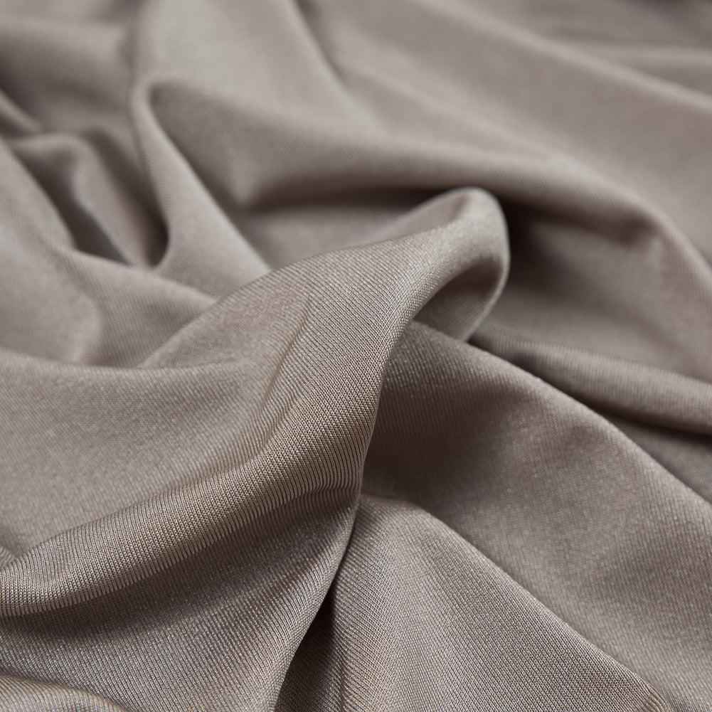 Camel Stretch Polyester Jersey Detail