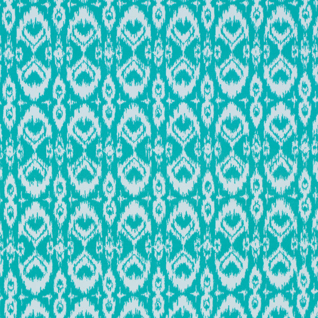 Spectra Green Ikat Printed Polyester Spandex