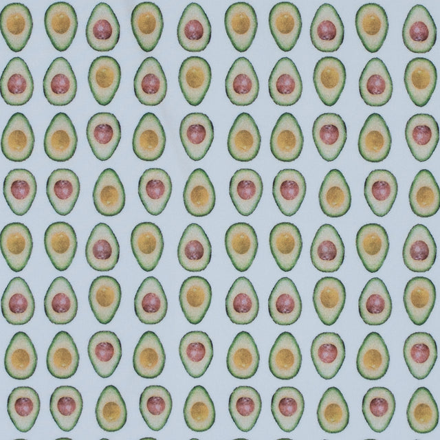 Avocados Digitally Printed on a Stretch Neoprene/Scuba Knit