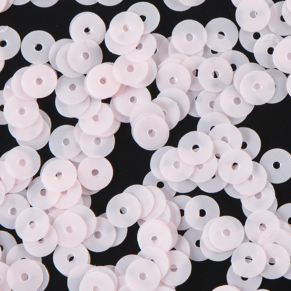 Bag of Baby Pink Dull-Bright Loose Sequins - 5mm Detail