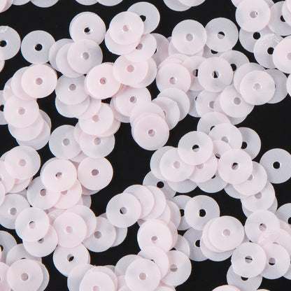 Bag of Baby Pink Dull-Bright Loose Sequins - 5mm Detail