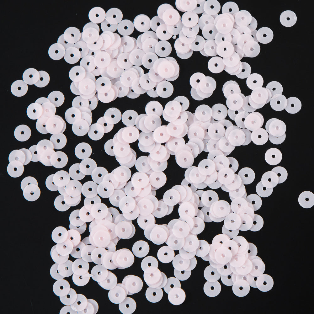Bag of Baby Pink Dull-Bright Loose Sequins - 5mm