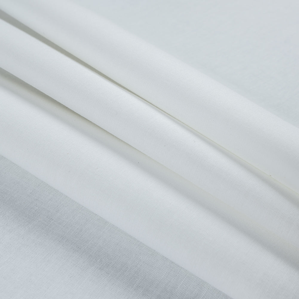 Canadian White Cotton Canvas Folded