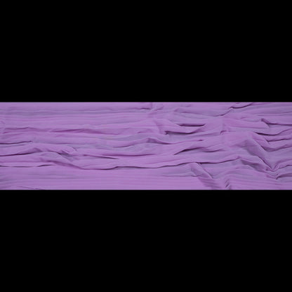 Accordion Pleated Chiffon - Easter Egg Purple - Etereo Collection Folded