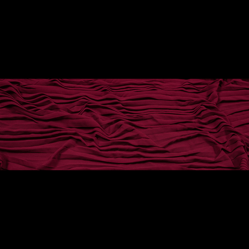 Rhododendron Accordion Pleated Chiffon - Folded