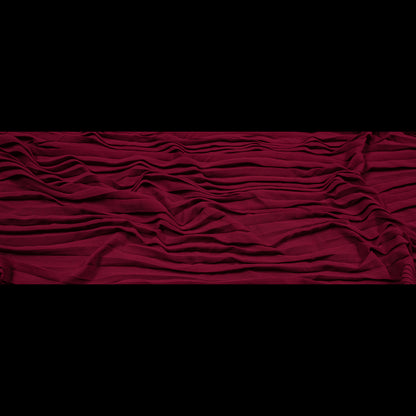 Rhododendron Accordion Pleated Chiffon - Folded