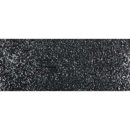 Black All Over Oval Paillette Sequins - Full