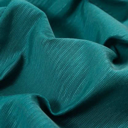 Ultramarine Green Cotton and Polyester Ottoman - Detail