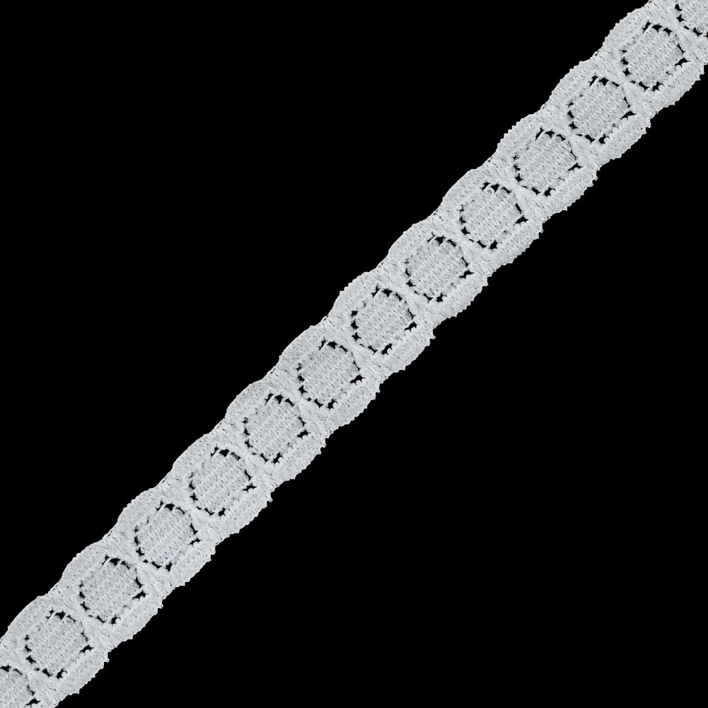 Ivory Stretch Lace Trim - 0.375" Detail