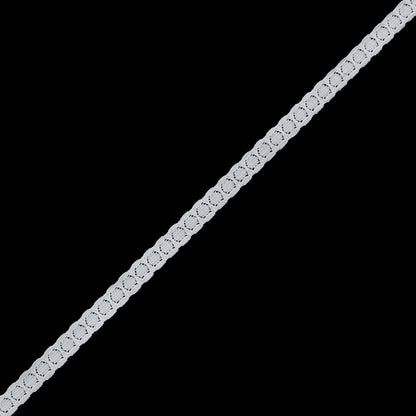 Ivory Stretch Lace Trim - 0.375"