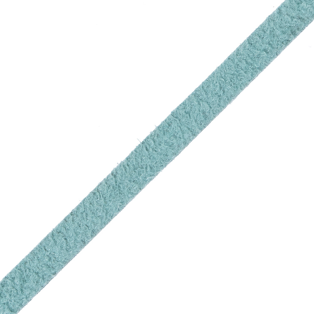 Beryl Green Faux Suede Cord/Ribbon - 0.2" Detail