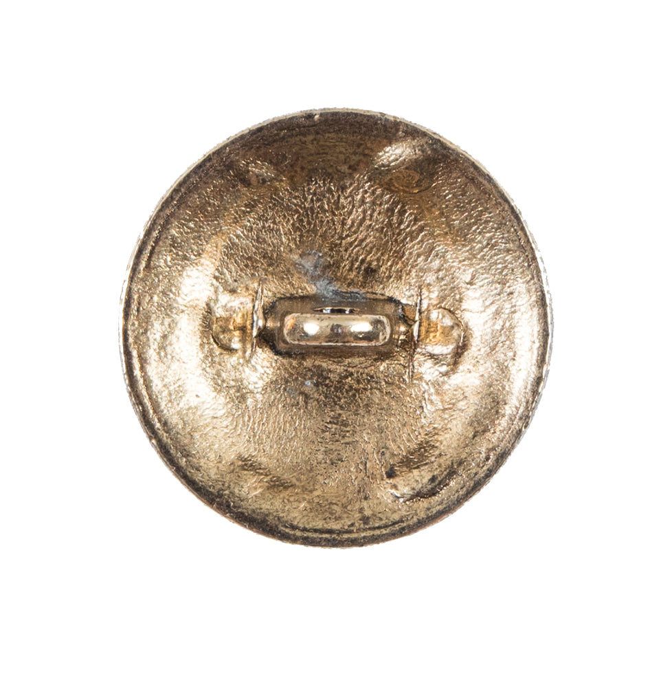 Gold Metal Coat Button - 40L/25.5mm Detail