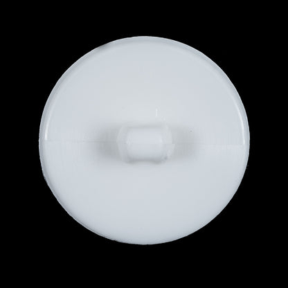 White Floral Embossed Plastic Button - 44L/28mm Detail