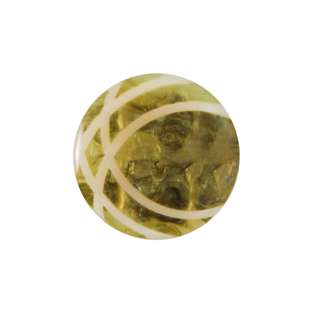Green Decorative Plastic Button - 36L/23mm