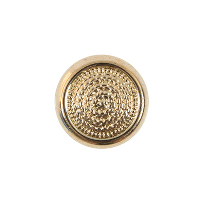 Gold Textured Plastic Button - 33L/21mm