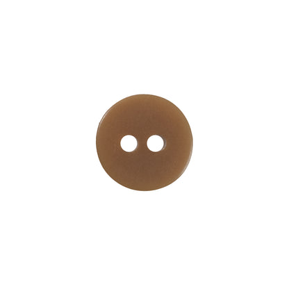 White and Beige Iridescent Plastic 2 Hole Button - 20L/12.5mm Detail