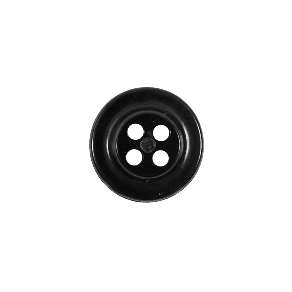 Navy Nautical Embossed Plastic Button - 24L/16mm Detail
