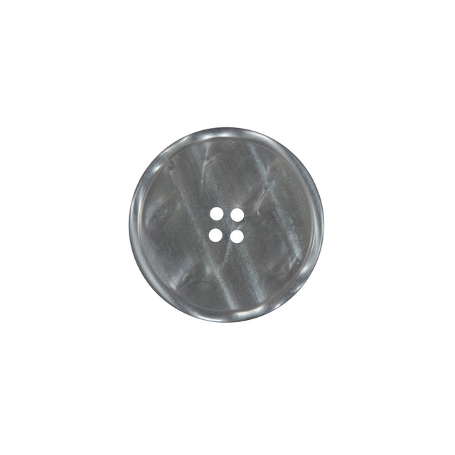 Gray Iridescent Plastic Button - 28L/18mm